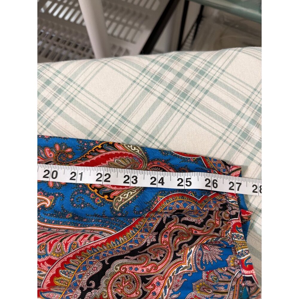 J.Crew Rebecca Ratti Mediterranean Paisley Poplin Dress Size L - Picture 16 of 16